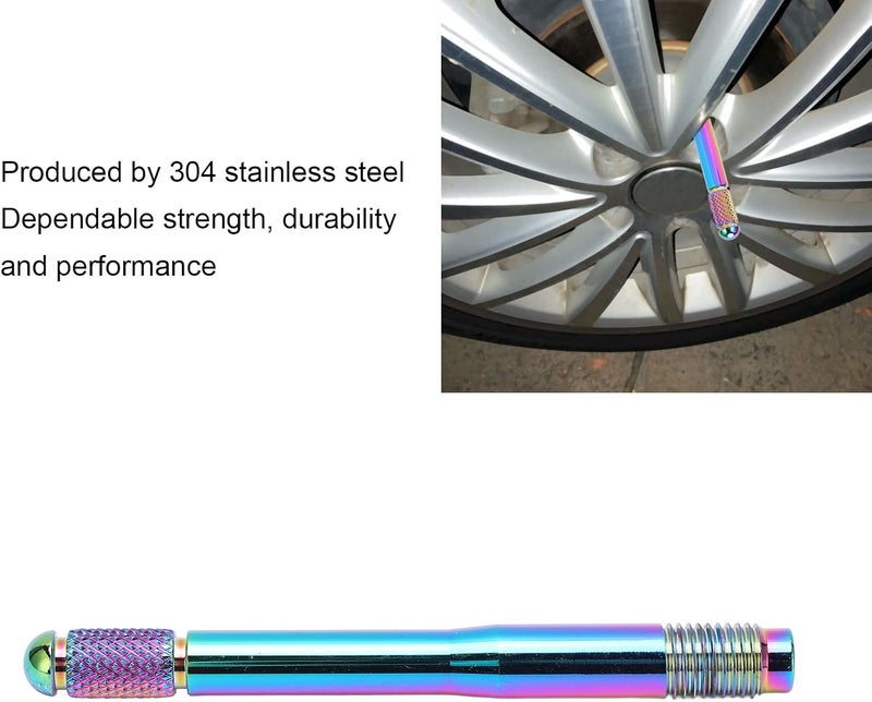 FILFEEL Colorful 304 Stainless Steel Universal Wheel Alignment Pin Stud Mounting Balancing Tool for M14x1.5 Vehicles (#3) - Image 3