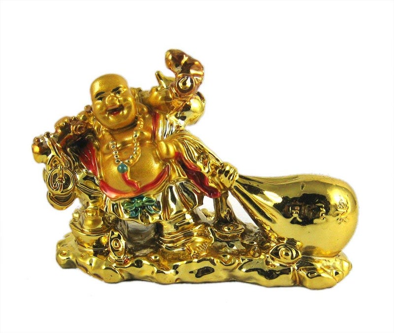 eshoppee Laughing Buddha with potli 1 - Image 1