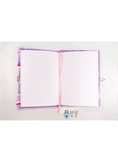 claire's Fuzzy Diary - Chocolate Chip Cookies Design With Lock And Key - 6W X 8H X 1.5D In  - Image 3
