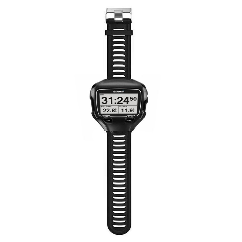 S-TOP Solid Color Silicone Watch Band for Garmin Forerunner 910XT(Red) - Image 3