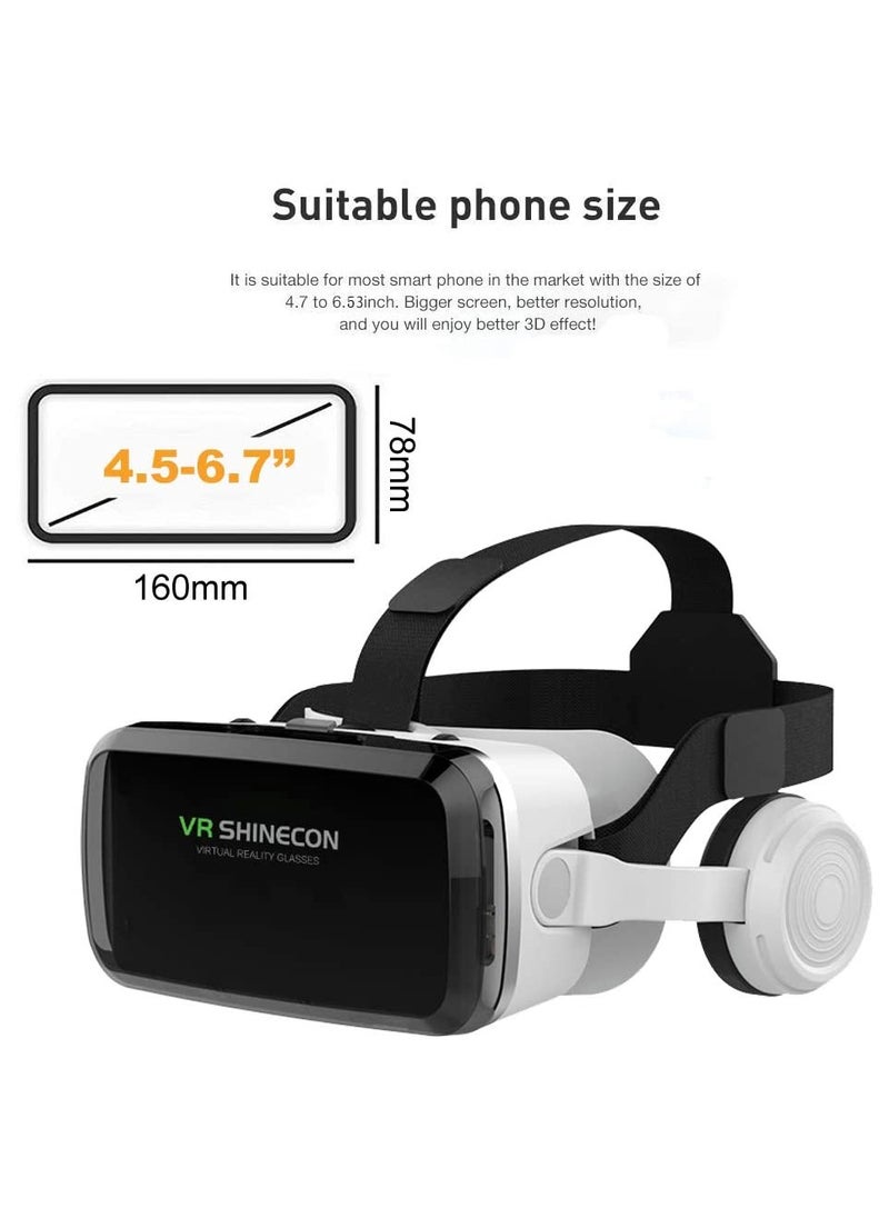Shinecon - Virtual Reality Stereo Headset 3D Glasses With Anti-Blue Light - Image 1