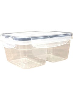 ® 2 Compartments 0.45+0.45 Liter Food Storage Container with Lockable Lid LC-524
