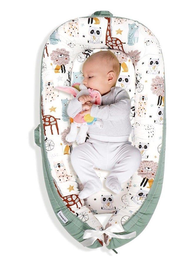 Beauenty Beauenty Baby Lounger And Share a Sleeping Baby Nest, Foldable, Removable And Washable, Cotton Portable Pressure Protection Crib, Can Be Used for Bedroom/Travel/Camping  - Image 1