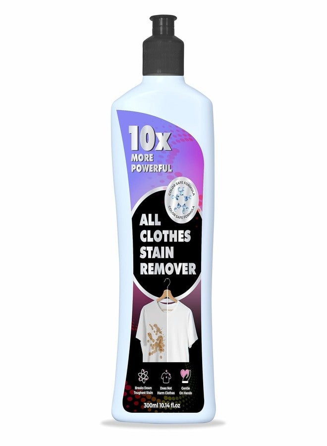 Fixily Stain Remover for Make-up, Pen, Ink, Cuff & Collar Stains | Removes all types of hard Stain on fabric | Safe on all Colours | Specialist for Cotton Linen Polyester Blended Fabric Denim - 300ML - Image 1