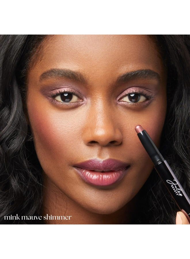 Julep Eyeshadow 101 Crème to Powder Waterproof Eyeshadow Stick, Mink Mauve Metallic - Image 3