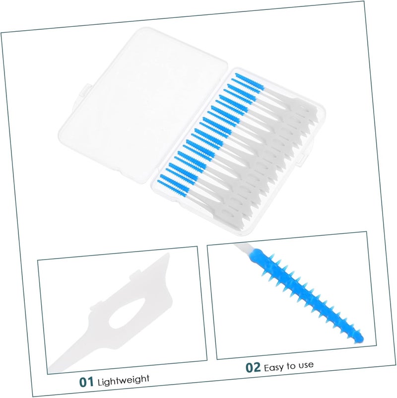 40pcs Interdental Brush Picks for Tooth Cleaning Gum Brush Soft Adult Tooth Flossing Head Oral Care Tools Tapered Toothbrushes - Image 2