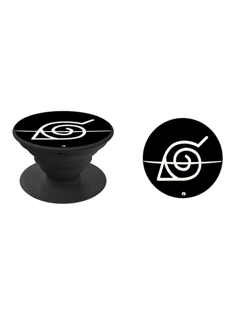RKN Pop Up Expanding Phone Grip Holder - Anime Naruto Black/White - Image 2