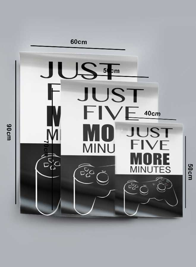 لوحة بوستر ديكور لوحة بدون فريم مع أربع قطع منفصلة من اللاصق ذو الوجهين تصميم خمس دقائق فقط غرفة النوم غرفة المعيشة وديكور المكتب - Image 4