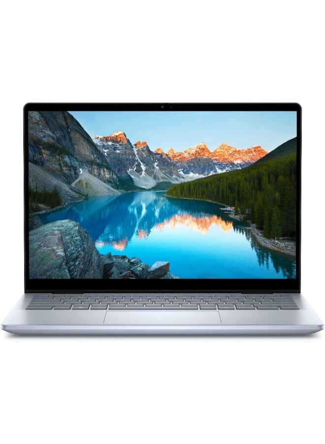 ديل (نسخة محدثة) لابتوب شخصي Inspiron 14 بشاشة WUXGA مقاس 14 بوصة، مع معالج Core 7 150U/ذاكرة RAM سعة 16 جيجابايت/قرص SSD سعة 1 تيرابايت/رسومات Intel Iris Xe/نظام Windows 11 Home بالإنجليزية/العربية باللون الأزرق الجليدي - Image 1