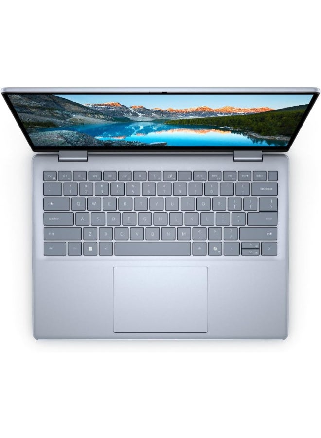 ديل (نسخة محدثة) لابتوب شخصي Inspiron 14 بشاشة WUXGA مقاس 14 بوصة، مع معالج Core 7 150U/ذاكرة RAM سعة 16 جيجابايت/قرص SSD سعة 1 تيرابايت/رسومات Intel Iris Xe/نظام Windows 11 Home بالإنجليزية/العربية باللون الأزرق الجليدي - Image 5