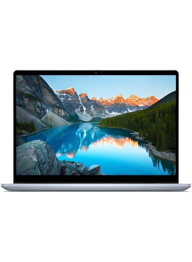 ديل (نسخة محدثة) لابتوب شخصي Inspiron 14 بشاشة WUXGA مقاس 14 بوصة، مع معالج Core 7 150U/ذاكرة RAM سعة 16 جيجابايت/قرص SSD سعة 1 تيرابايت/رسومات Intel Iris Xe/نظام Windows 11 Home بالإنجليزية/العربية باللون الأزرق الجليدي - Image 2