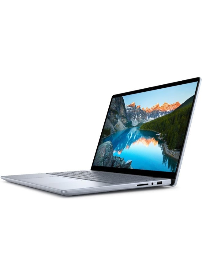 ديل (نسخة محدثة) لابتوب شخصي Inspiron 14 بشاشة WUXGA مقاس 14 بوصة، مع معالج Core 7 150U/ذاكرة RAM سعة 16 جيجابايت/قرص SSD سعة 1 تيرابايت/رسومات Intel Iris Xe/نظام Windows 11 Home بالإنجليزية/العربية باللون الأزرق الجليدي - Image 3