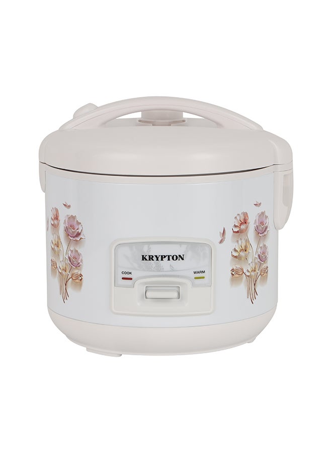 كريبتون جهاز طهي الأرز الكهربائي بجهاز طهي بالبخار 1.5 L 500 W KNRC6022H أبيض/برتقالي - Image 1