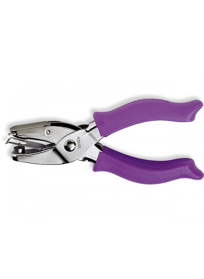 Fiskars 23517097J Circle Hand Punch, 1/8 Inch, Purple , Pink - Image 1