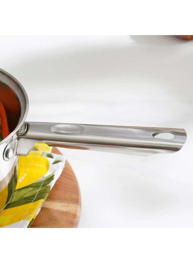 Pan Home قدر صلصة أمارا مع غطاء - كروم - Image 4