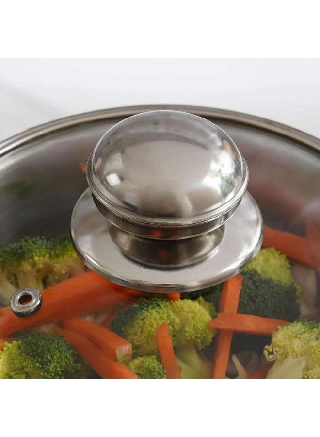 Pan Home قدر صلصة أمارا مع غطاء - كروم - Image 5