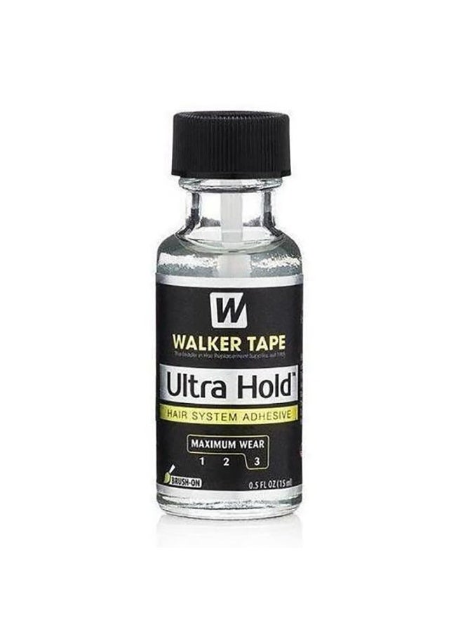 Walker Tape Wig Glue Lace Front, Invisible Bonding Adhesive for Poly and Lace Wigs, Strong Hold Waterproof Hair Glue, Oil-Resistant, Latex-Free Wig Adhesive for Daily Use, 15ml - Image 1
