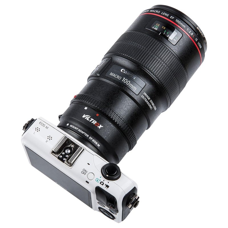 VILTROX VILTROX EF-EOS M Lens Mount Auto Focus Adapter, Compatible with Canon EF/EF-S Lens to Canon EOS M (EF-M Mount) Mirrorless Camera Body EOS M100 M50 M3 M10 M6 M5 - Image 5