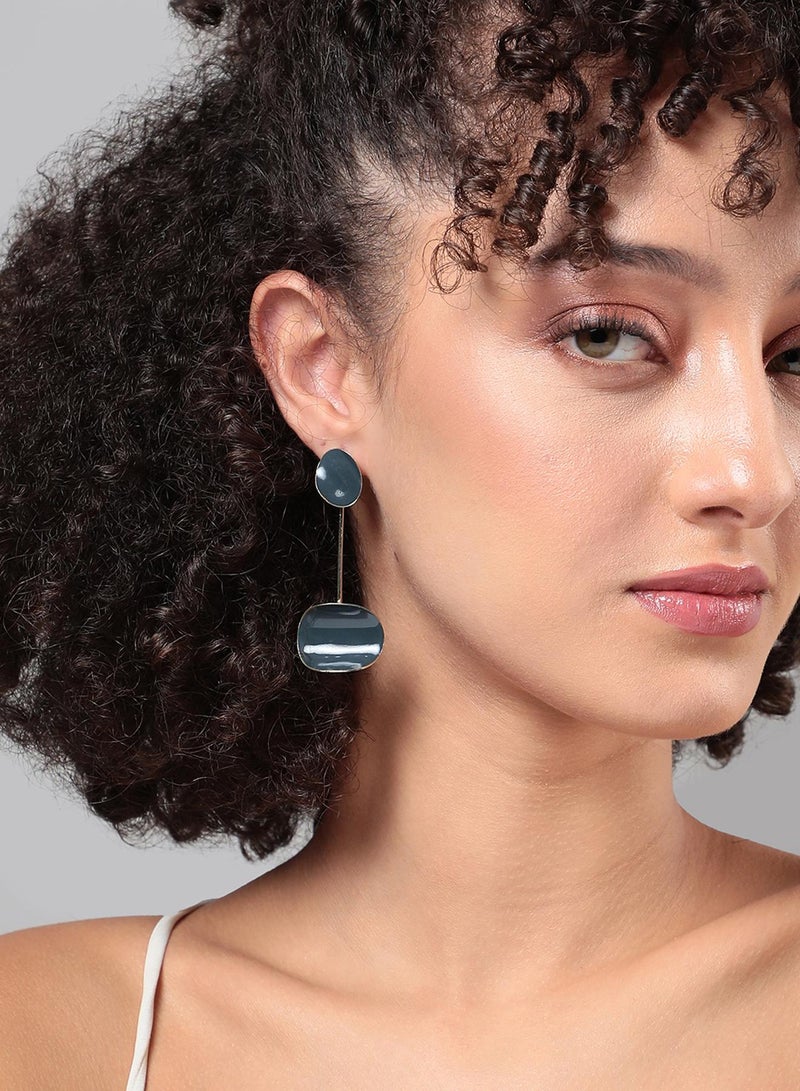 SOHI Stone Charm Artificial Drop Earring Jewellery - Image 4