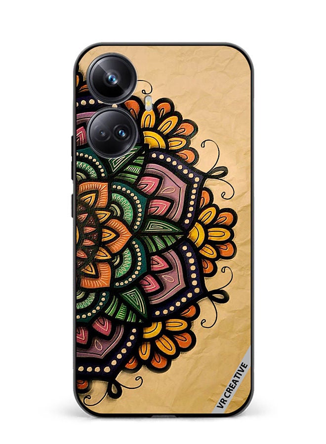 VR CREATIVE Protective Case Cover For Realme 10 Pro Plus Mandala Design Multicolour - Image 1