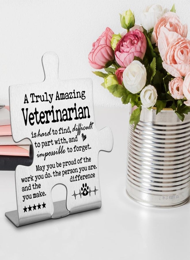 FOKCBOCM Veterinarian Gift Vet Tech Gifts, Vet Retirement Gift, Veterinarian Appreciation Gifts, A Truly Amazing Veterinarian, Best Veterinarian Thank You Gift Decorative Signs-DX244 - Image 3
