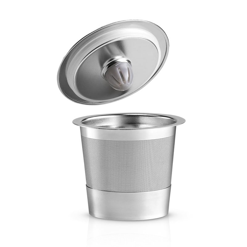 GoodCups Stainless Steel Reusable K Cup for Keurig Coffee Makers  Refillable Kcup Coffee Filter for Keurig Brewers Family