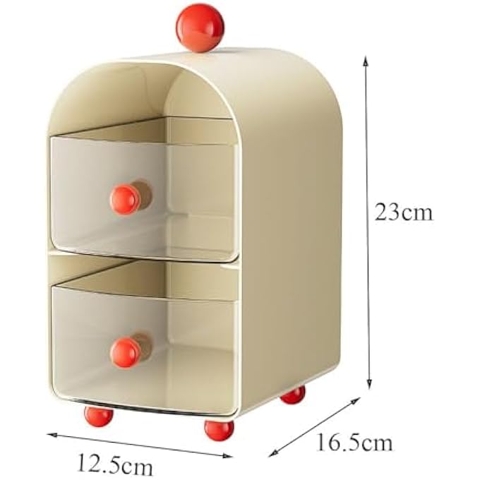 كاست ويف منظم أدراج أكياس الشاي، حامل تخزين كبسولات القهوة والسكر، طبقتين، صندوق شاي للمطبخ، رف لأكياس الشاي، للخزانة وسطح العمل، يوفر المساحة، متعدد الأغراض، أبيض - Image 3