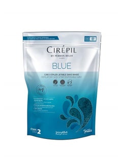 Blue - 400g / 14.11 oz Wax Beads Bag - All-Purpose & Unscented - Perfect for Sensitive Skin - Disposable Blue Wax Refill Bag - Fluid Gel Texture, Easy Removal, Peel-Off Wax - No Strips Neede