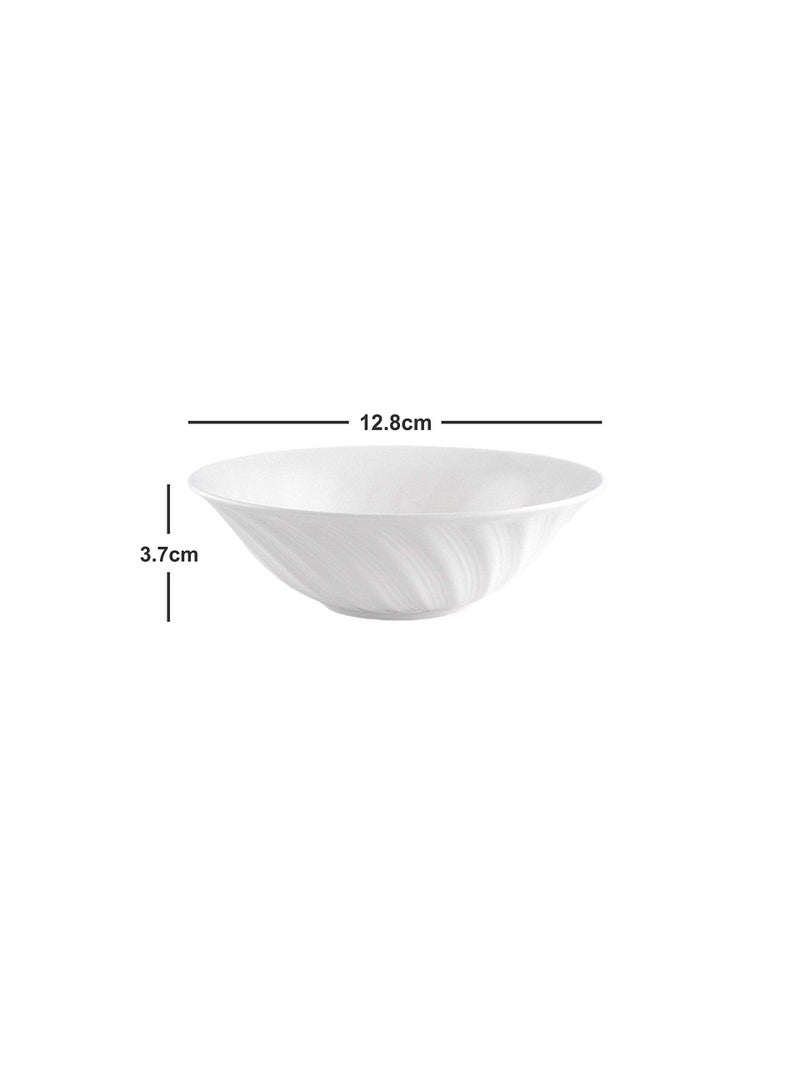 Goodhomes Bone China Full & Quarter Plate with Veg Bowl Set (Set of 12pcs) - Image 4