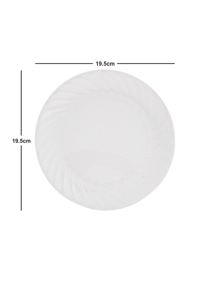 Goodhomes Bone China Full & Quarter Plate with Veg Bowl Set (Set of 12pcs) - Image 3