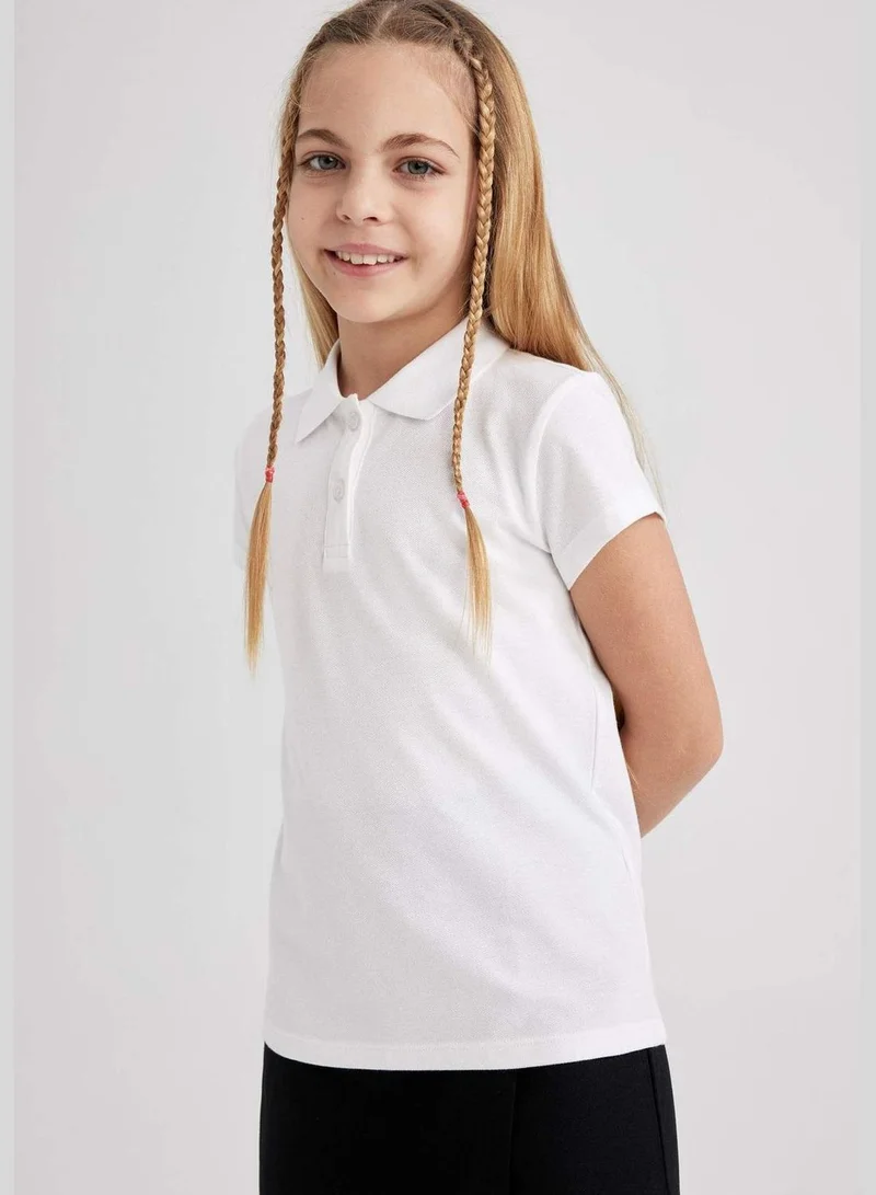 DeFacto Short Sleeve Polo T-Shirt