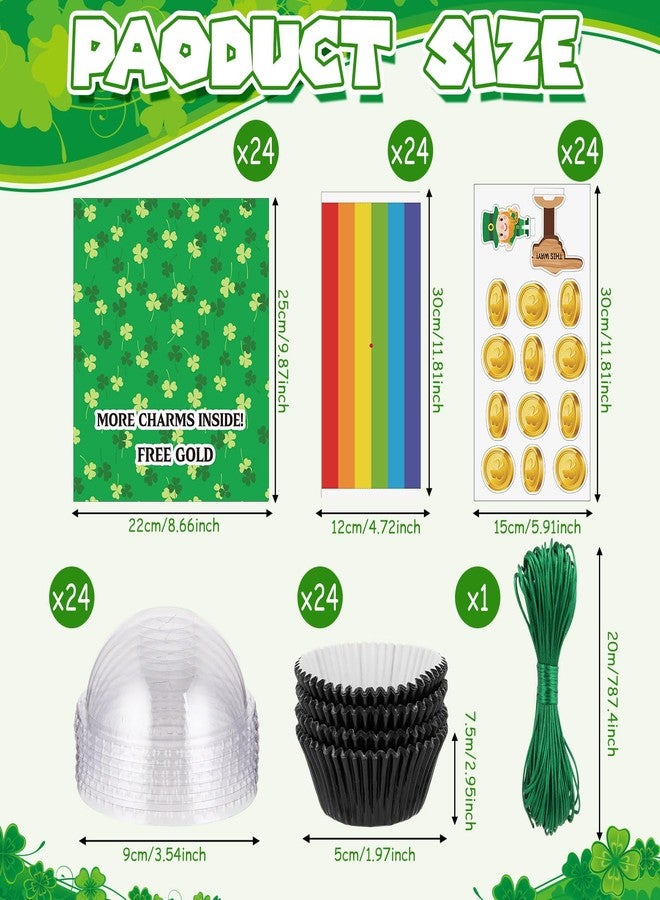 Glenmal 24 Set St Patrick's Day Paper Leprechaun Trap Kit Make a Trap to Catch a Leprechaun for St Patrick's Day Decorations Irish Festival Home Party Decor Toys Gifts Classroom Activity Toys Gifts - Image 2
