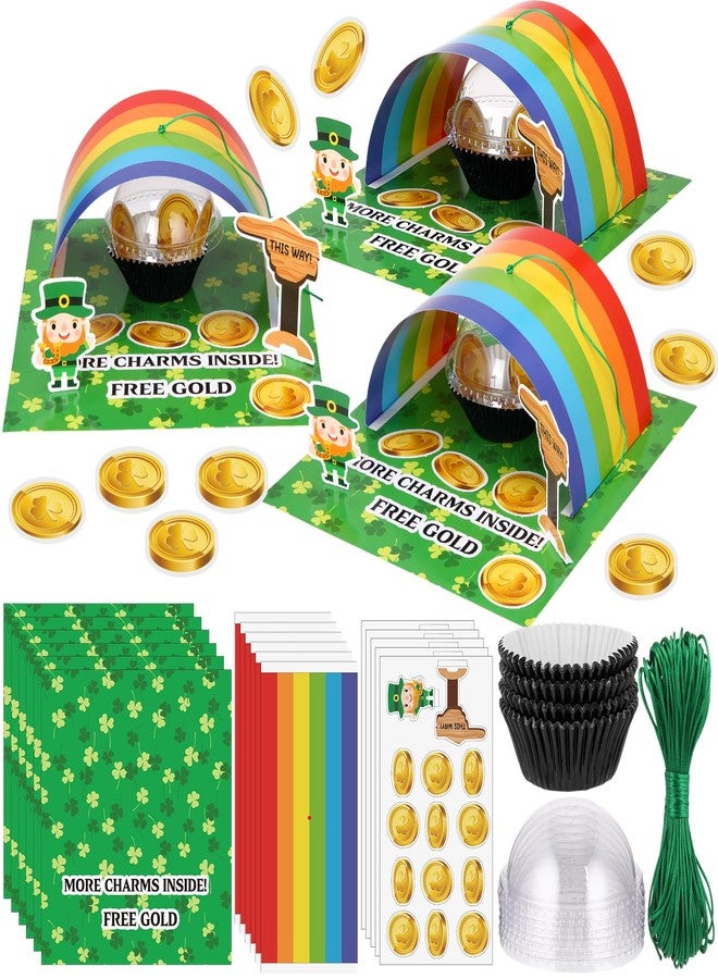 Glenmal 24 Set St Patrick's Day Paper Leprechaun Trap Kit Make a Trap to Catch a Leprechaun for St Patrick's Day Decorations Irish Festival Home Party Decor Toys Gifts Classroom Activity Toys Gifts - Image 1