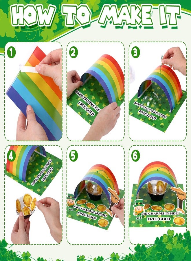 Glenmal 24 Set St Patrick's Day Paper Leprechaun Trap Kit Make a Trap to Catch a Leprechaun for St Patrick's Day Decorations Irish Festival Home Party Decor Toys Gifts Classroom Activity Toys Gifts - Image 3