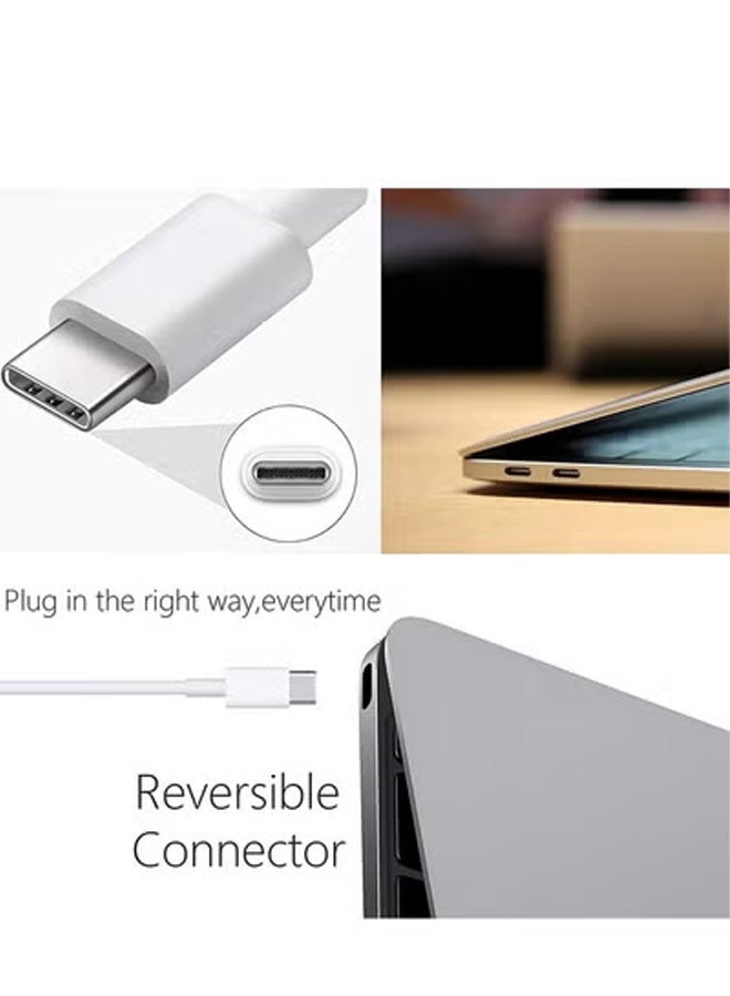 Taimi Pack of 2 USB-C to USB-C Fast Charging Cables White 2m, 60W - Image 3