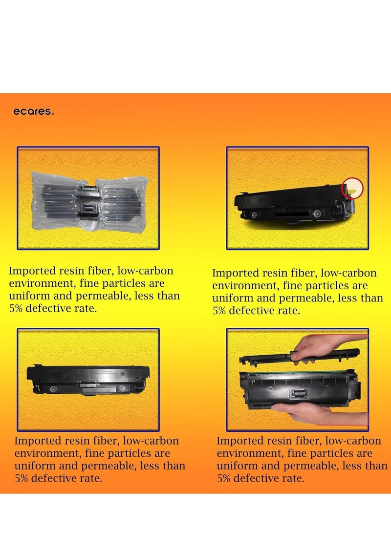 ECARES® CE312A Compatible Toner Cartridge  for HP Laserjet Pro CP1021 CP1025 CP1026nw LaserJet Pro 100 color MFP M175nw LaserJet Pro 200 M275NW (YELLOW) - Image 3
