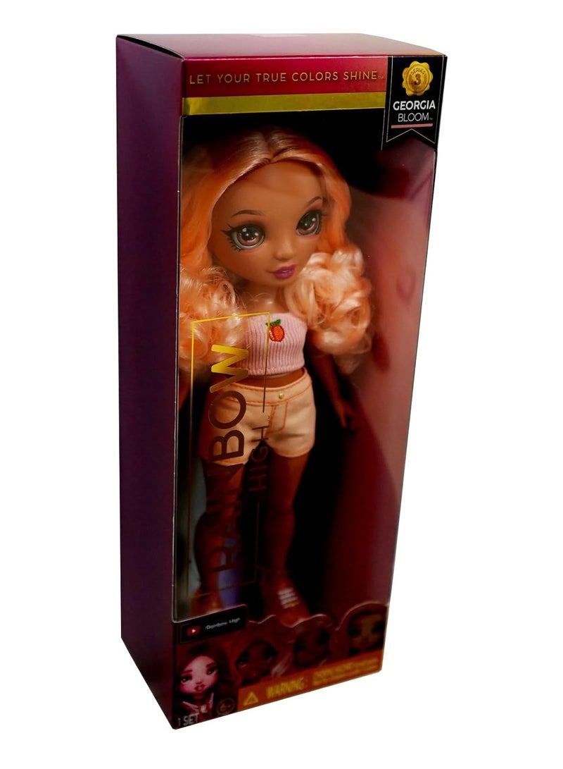 RAINBOW HIGH Georgia Bloom Fashion Doll | Chic Outfits & Accessories | Imaginative Play & Fashion Fun | Ages 3+ - Image 5