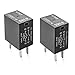 MUQIDA 2PCS Car Air Conditioning Relay 12VDC 40A 135001148385 Multi Purpose Quick Connect AC Relays High Power 4Pin Air Conditioning Fan Relay Compatible with Most Vehicles - Image 2