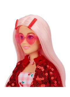 MGA Entertainment MGA Entertainment Dream Ella Extra Iconic Doll- Aria, 11.5" Fashion Doll with 9+ Americana Style Inspired Trendy Fashion Pieces, Light Pink Hair, Great Gift, Toy for Kids Ages 5+  - Image 3