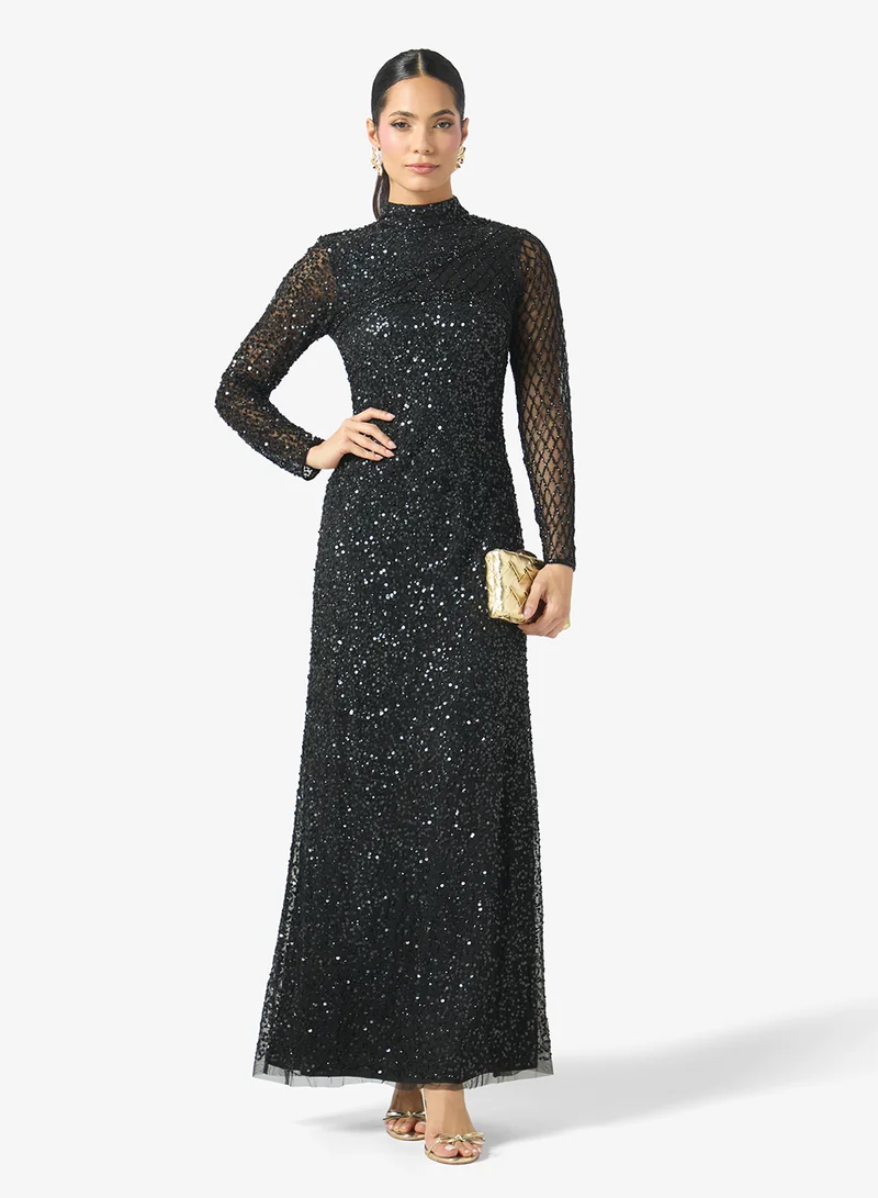 Namshi X  Shimmer Evening Dress for Women | Best Price UAE