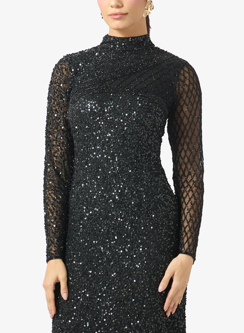 Namshi X  Shimmer Evening Dress for Women | Best Price UAE