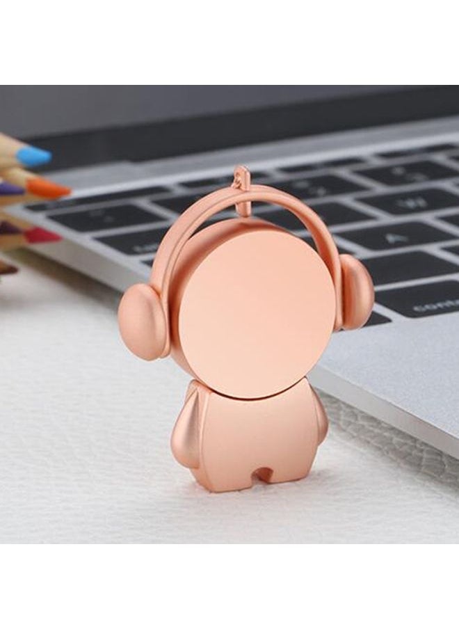 BURAQ Y01 Metal Musician Car Cartoon Style U Disk, Capacity: 16GB(Rose Gold)  - Image 2
