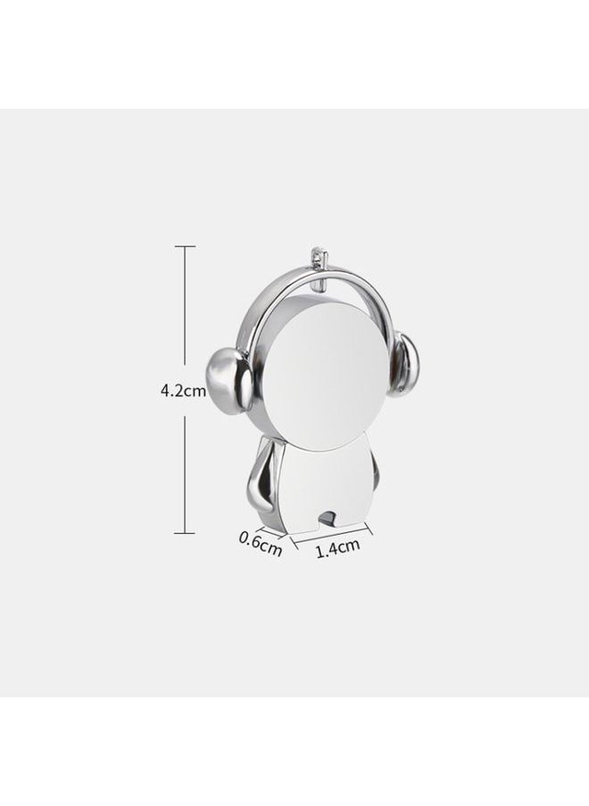 BURAQ Y01 Metal Musician Car Cartoon Style U Disk, Capacity: 16GB(Rose Gold)  - Image 3