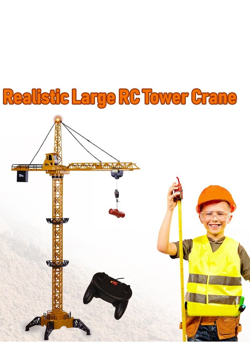 UniTrain - RC Wired Remote Control Toy Tower Crane - Image 1