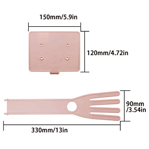 DGHAOP Pink Color Gloves Stand 15x12x34cm Kitchen Multifunctional Rubber Gloves Drain Rack Towel Storage Holder Drying Stand Creative Kitchen Tool - Image 2
