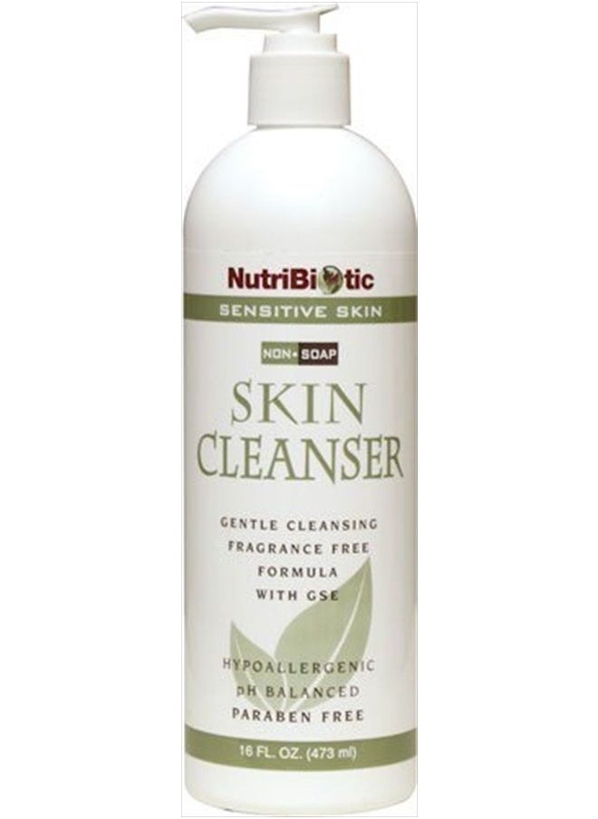 nutrabolics - NutriBiotic Nonsoap Skin Cleanser, Sensitive Skin, 16 Fluid Ounce - Image 1