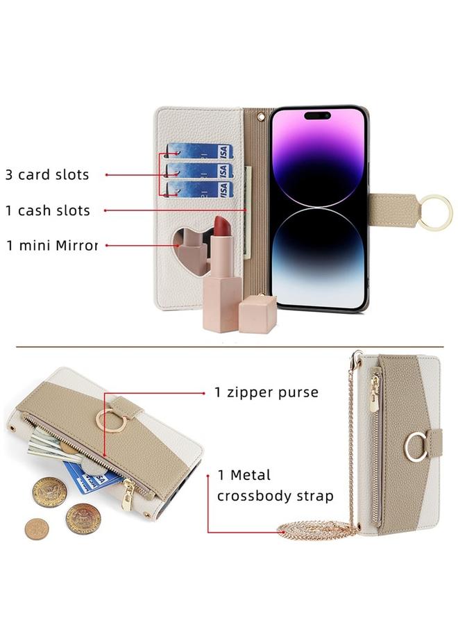 Zaboon Case For Infinix Note 40 Pro 4G Crossbody Litchi Texture Leather Phone Case - Image 3