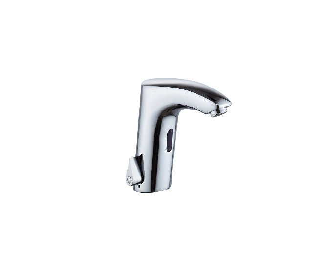 Oceanic Automatic Sensor Wash Basin Mixer Tap – Chrome Bathroom Faucet, Deck Mounted, Touchless Infrared Sensor