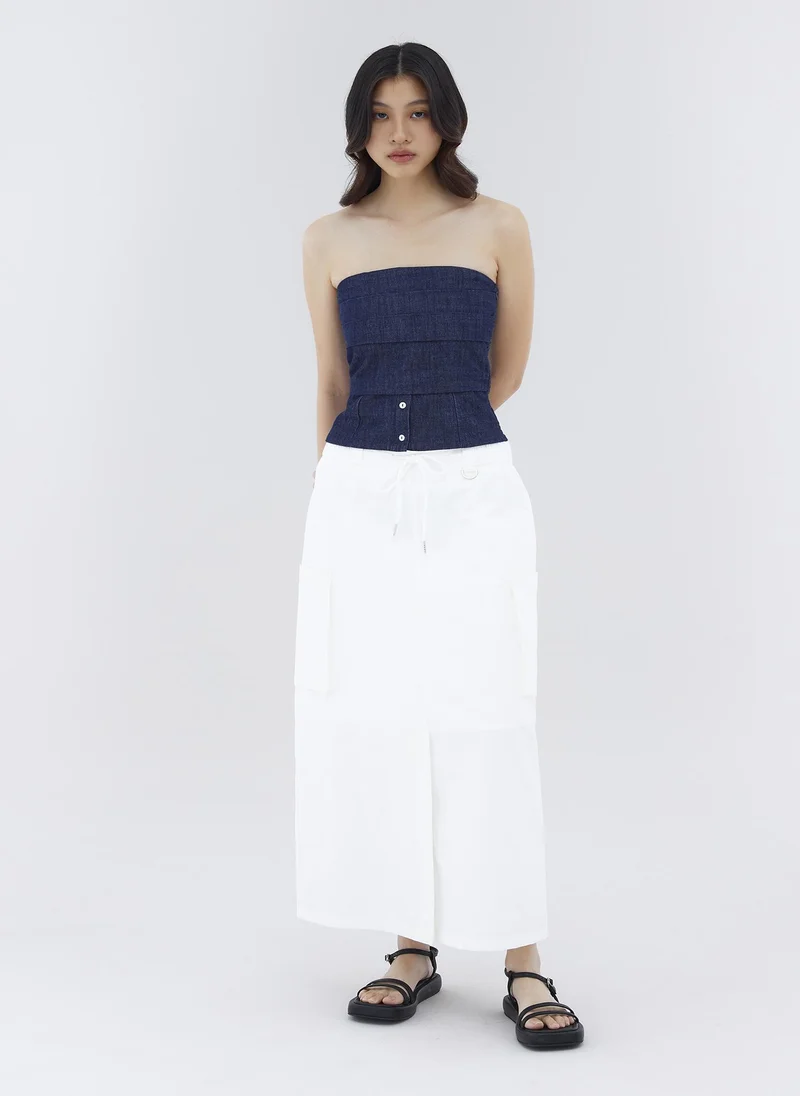 The Editor's Market Methel Cargo Skirt