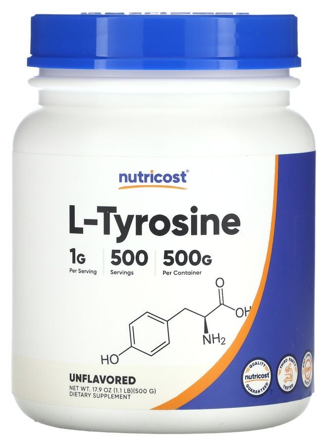 L-Tyrosine Unflavored 17.9 oz (500 g)